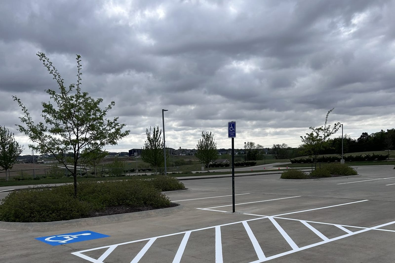 ADA parking lot striping requirements in Nebraska
